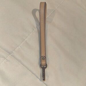 Michael Kors cream ivory wristlet strap New